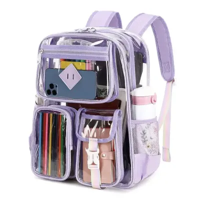 PVC TRANSPARENT BACKPACK